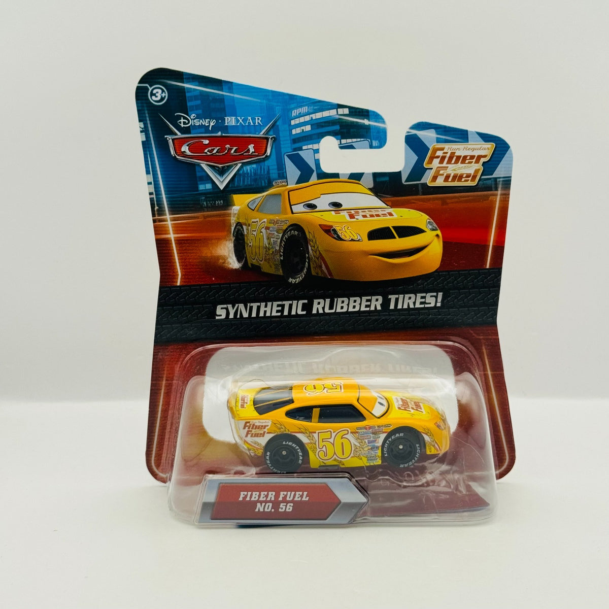 Disney Pixar Cars - FIBER FUEL BRUSH CURBER RUBBER TIRES Piston - 1:55 Diecast