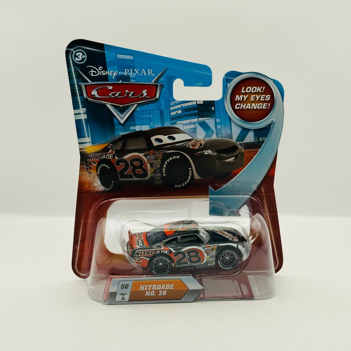 Disney Pixar Cars - AIKEN AXLER NITROADE LENTICULAR My Eyes Change- 1:55 Diecast