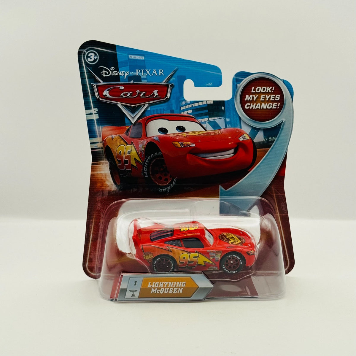 Disney Pixar Cars V3 LIGHTNING MCQUEEN LENTICULAR Eyes Change 2010 1:55 Diecast