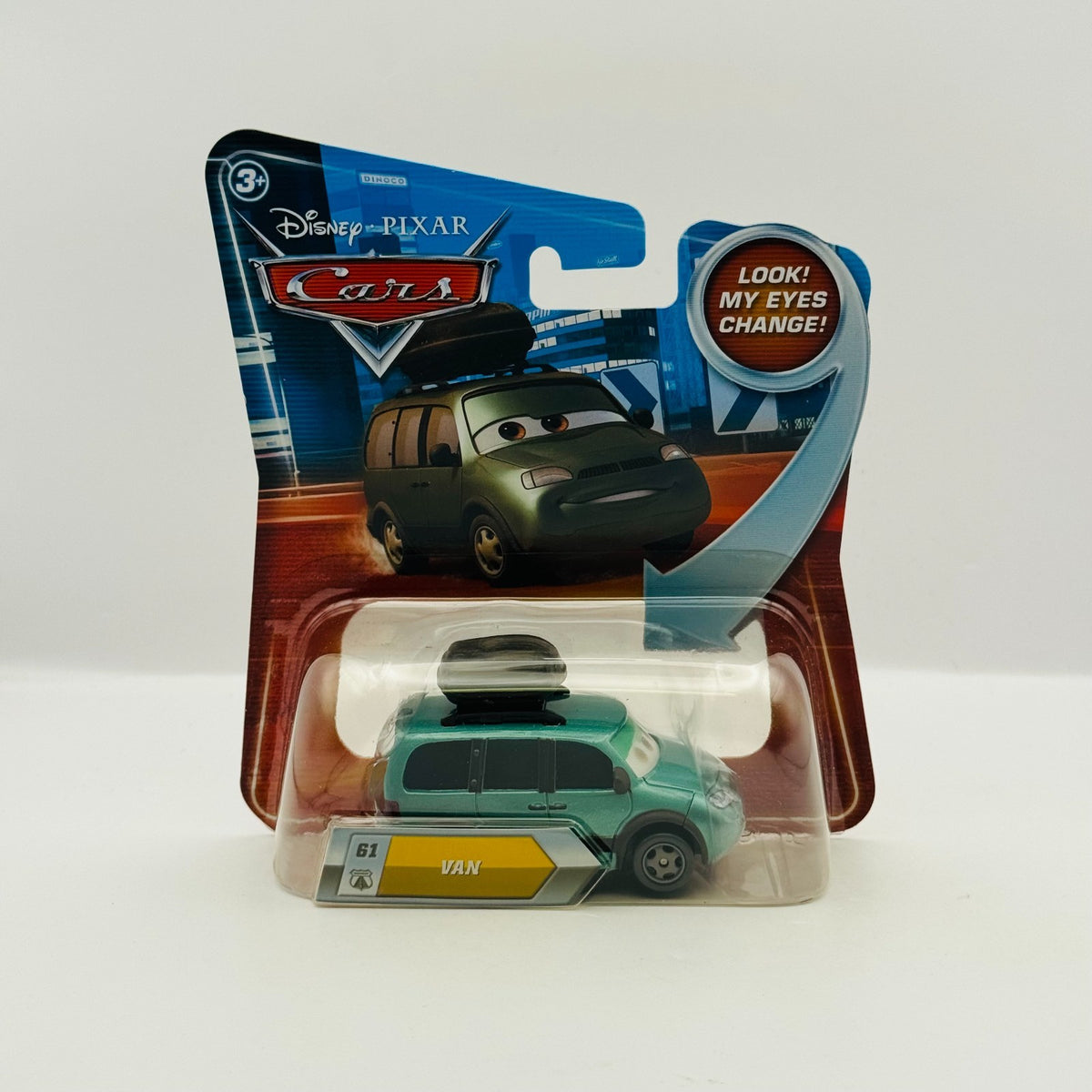 Disney Pixar Cars - SCREAMING VAN VARIANT LENTICULAR My Eyes Change 1:55 Diecast