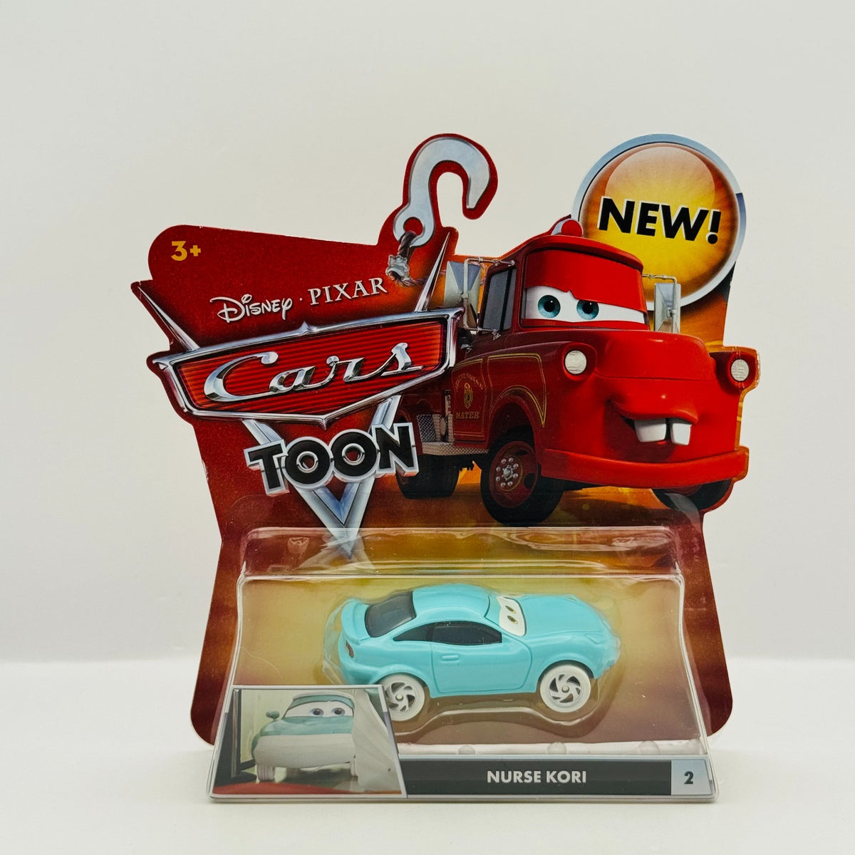 Disney Pixar Cars TOON - NURSE KORI RESCUE SQUAD MATER 2010 - 1:55 Diecast