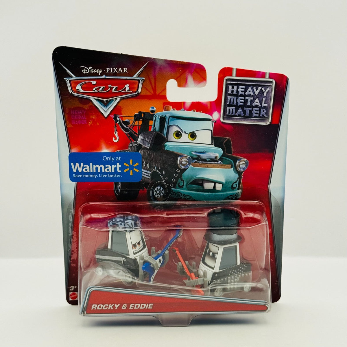 Disney Pixar Cars Toon - ROCKIE & EDDIE Heavy Metal Mater 2015 - 1:55 Diecast