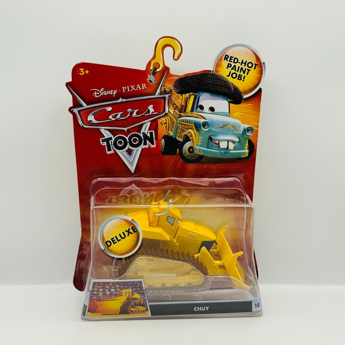 Disney Pixar Cars Toon - CHUY BULLDOZER El Materdor 2010 - 1:55 Diecast