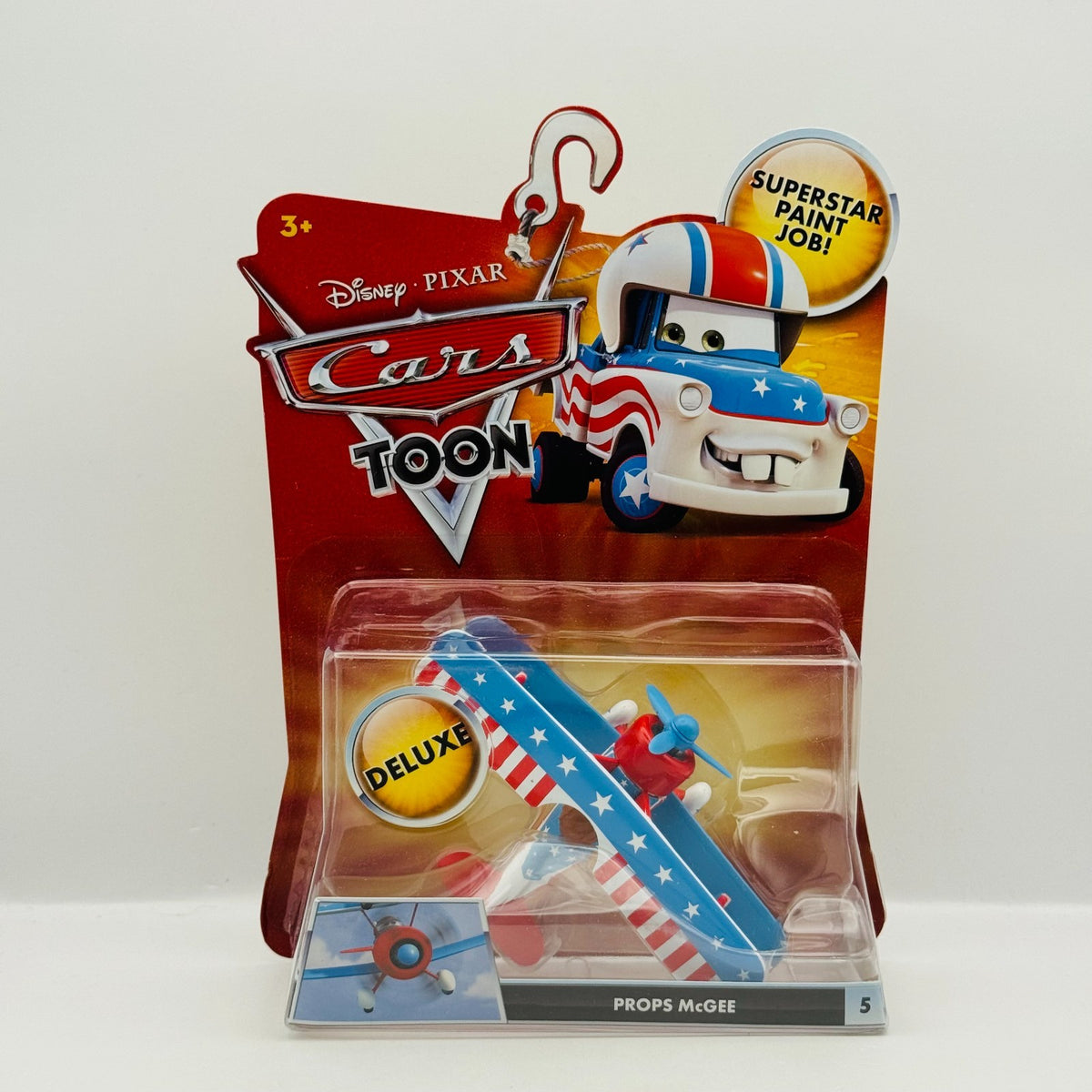 Disney Pixar Cars Toon - PROPS MCGEE Mater The Greater 2010 - 1:55 Diecast