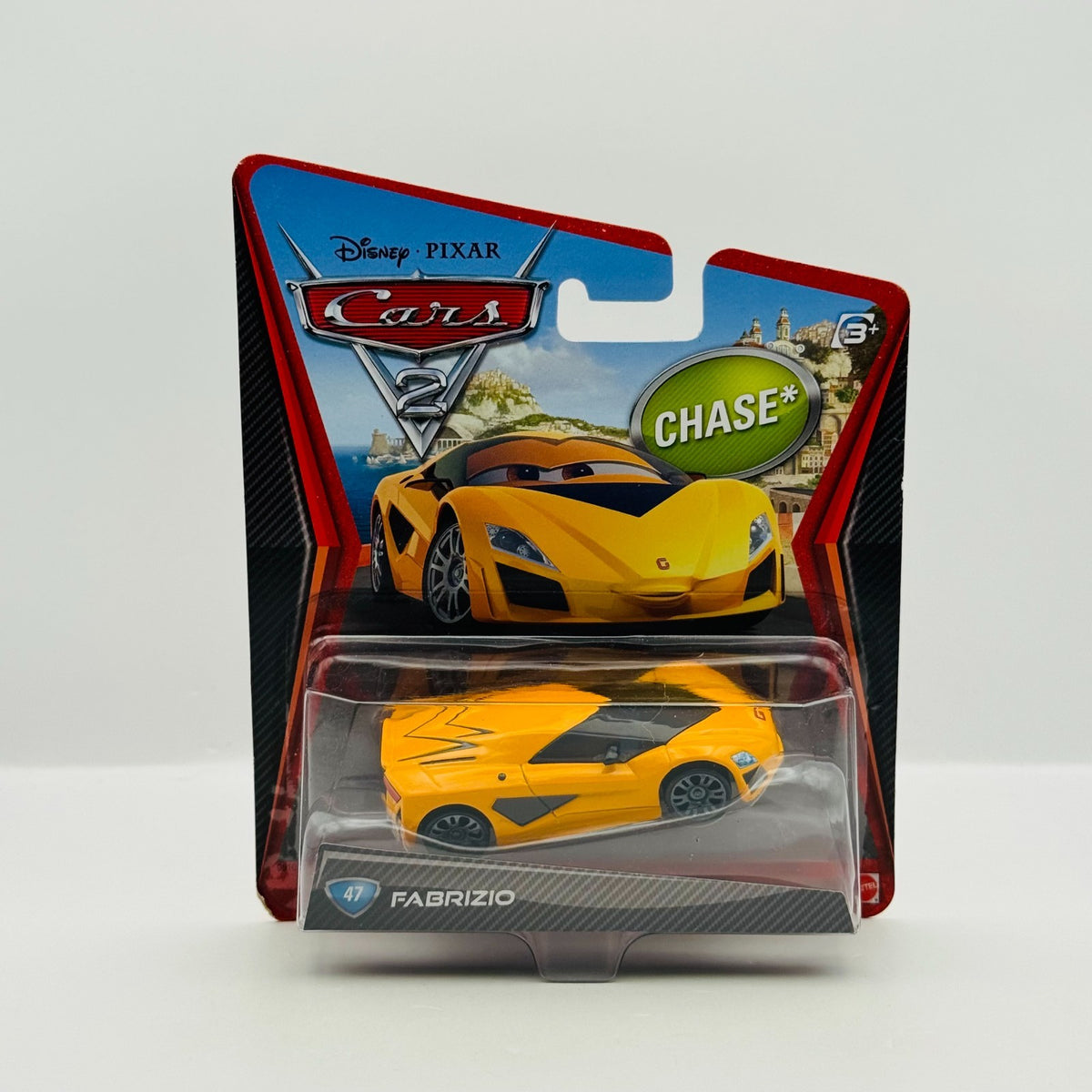 Disney Pixar Cars - FABRIZIO LAMBORGHINI *CHASE* Cars 2 2012 - 1:55 Diecast