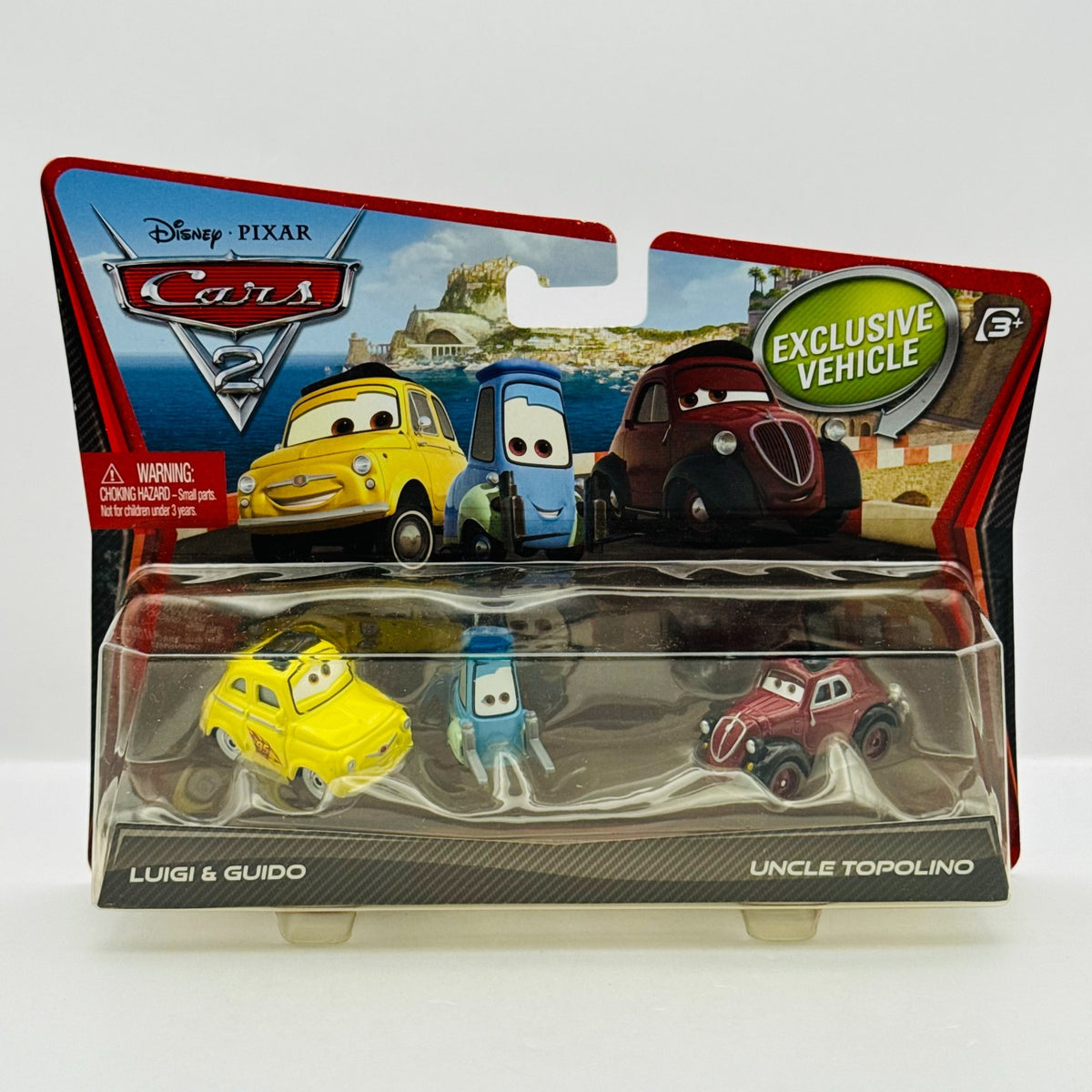 Disney Pixar Cars - RACE TEAM LUIGI, GUIDO, & UNCLE TOPOLINO 2011 - 1:55 Diecast