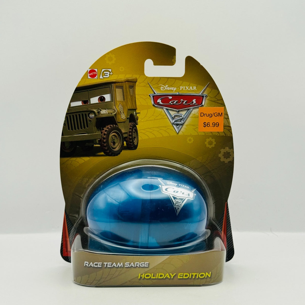 Disney Pixar Cars - RACE TEAM SARGE EASTER EGG Cars 2 2011 - 1:55 Diecast