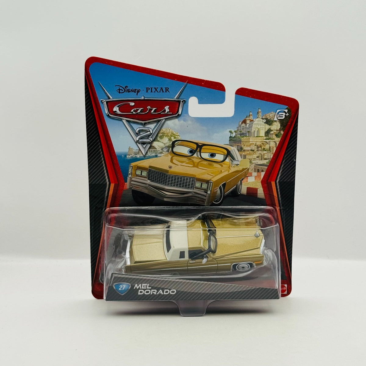 Disney Pixar Cars - GOLD MEL DORADO Cars 2 2011 - 1:55 Diecast