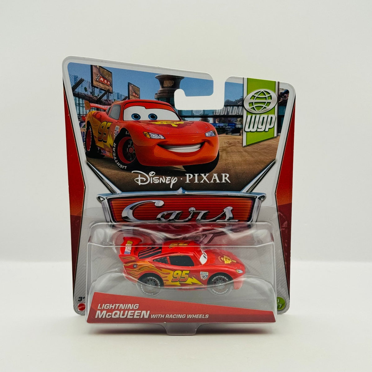 Disney Pixar Cars - WGP MCQUEEN WITH RACING WHEELS WGP 2013 - 1:55 Diecast