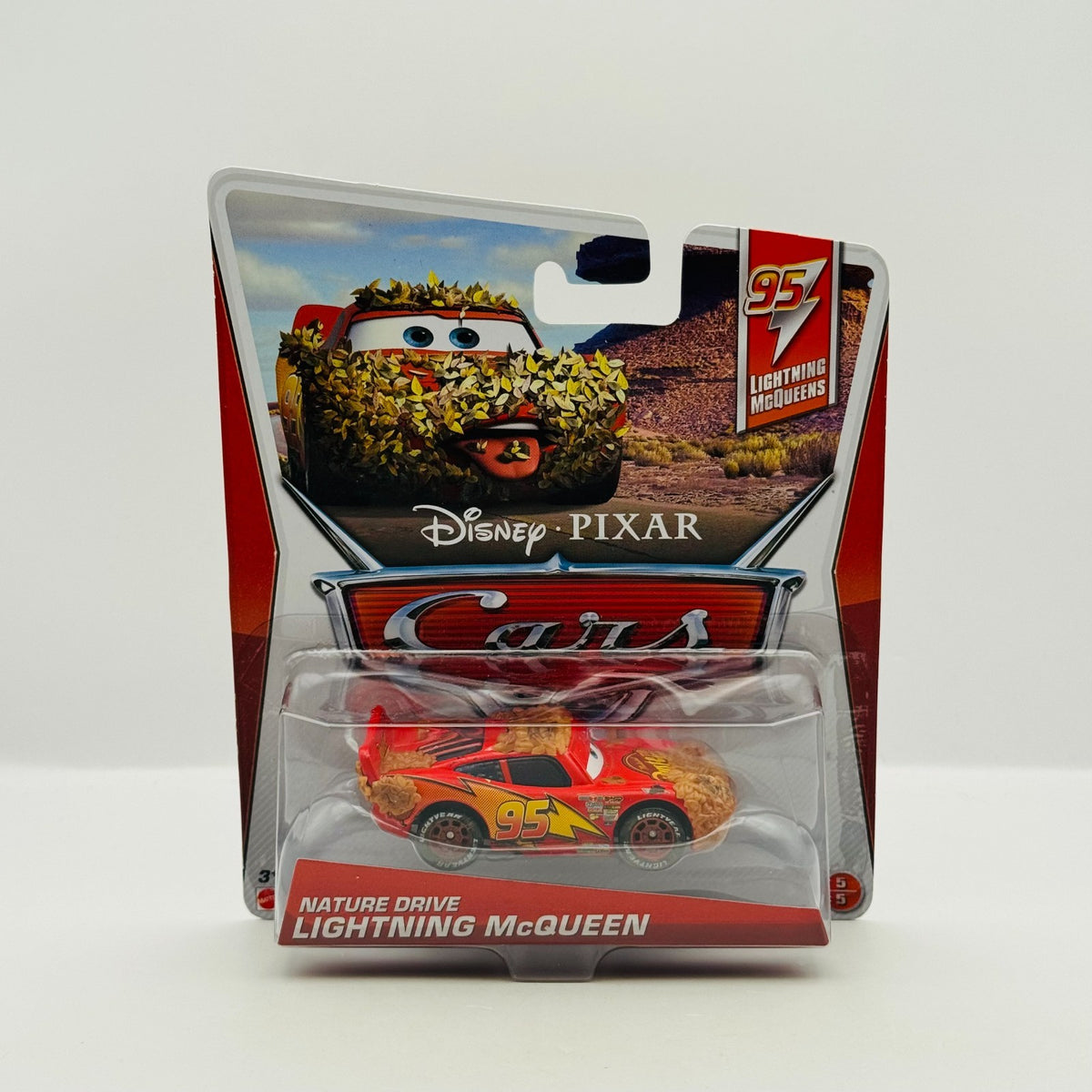 Disney Pixar Cars - NATURE DRIVE LIGHTNING MCQUEEN McQueens 2013 - 1:55 Diecast