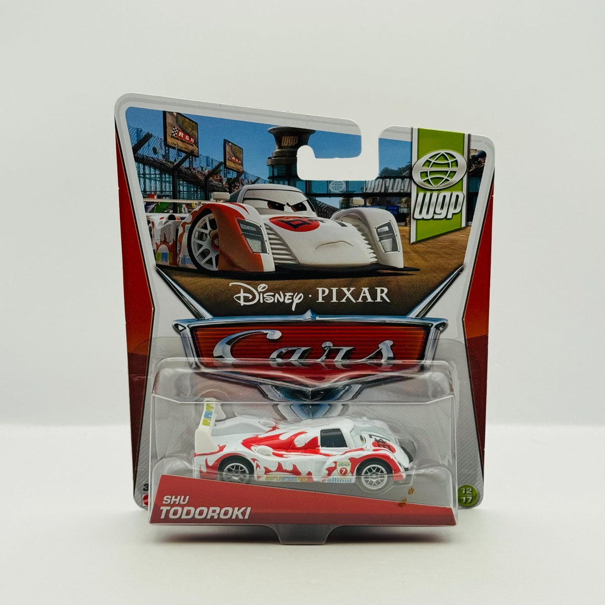 Disney Pixar Cars - SHU TODOROKI WGP Cars 2 2013 - 1:55 Diecast