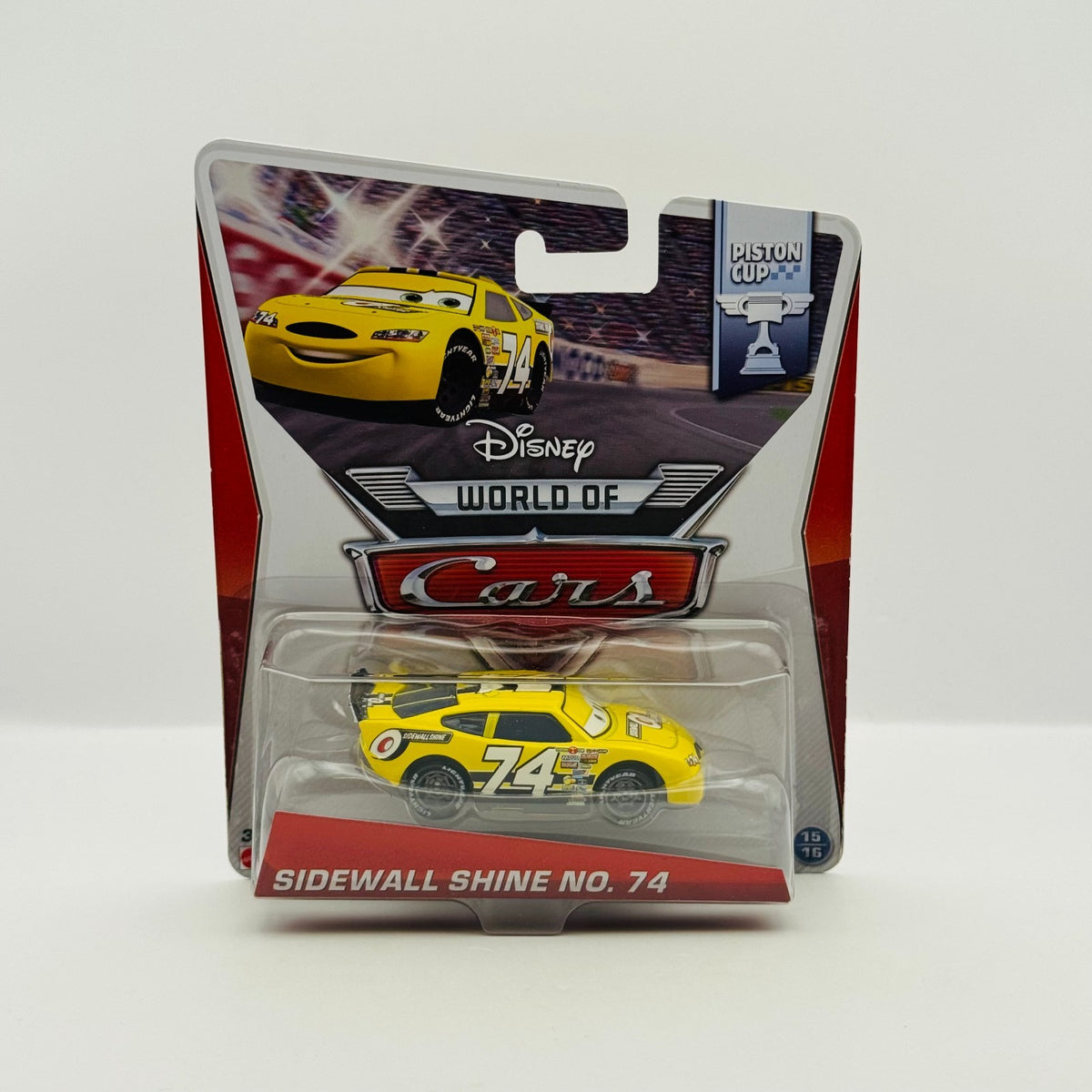 Disney Pixar Cars - SIDEWALL SHINE SLIDER PETROLSKI Piston Cup 2014 1:55 Diecast