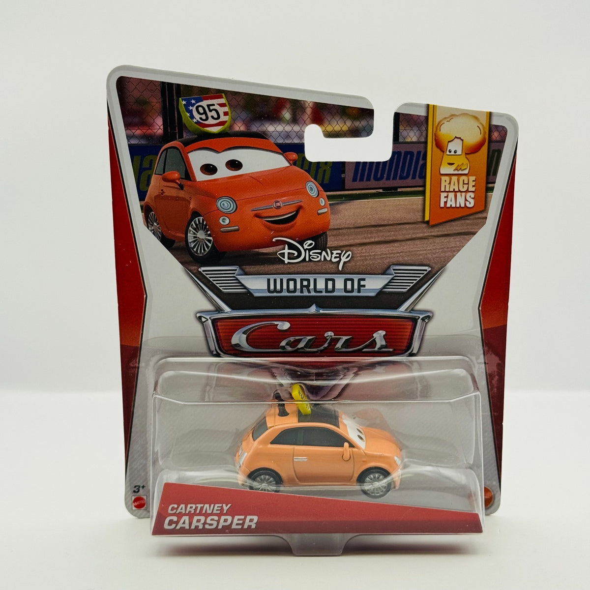 Disney Pixar Cars - CARTNEY CARSPER Race Fans 2014 - 1:55 Diecast