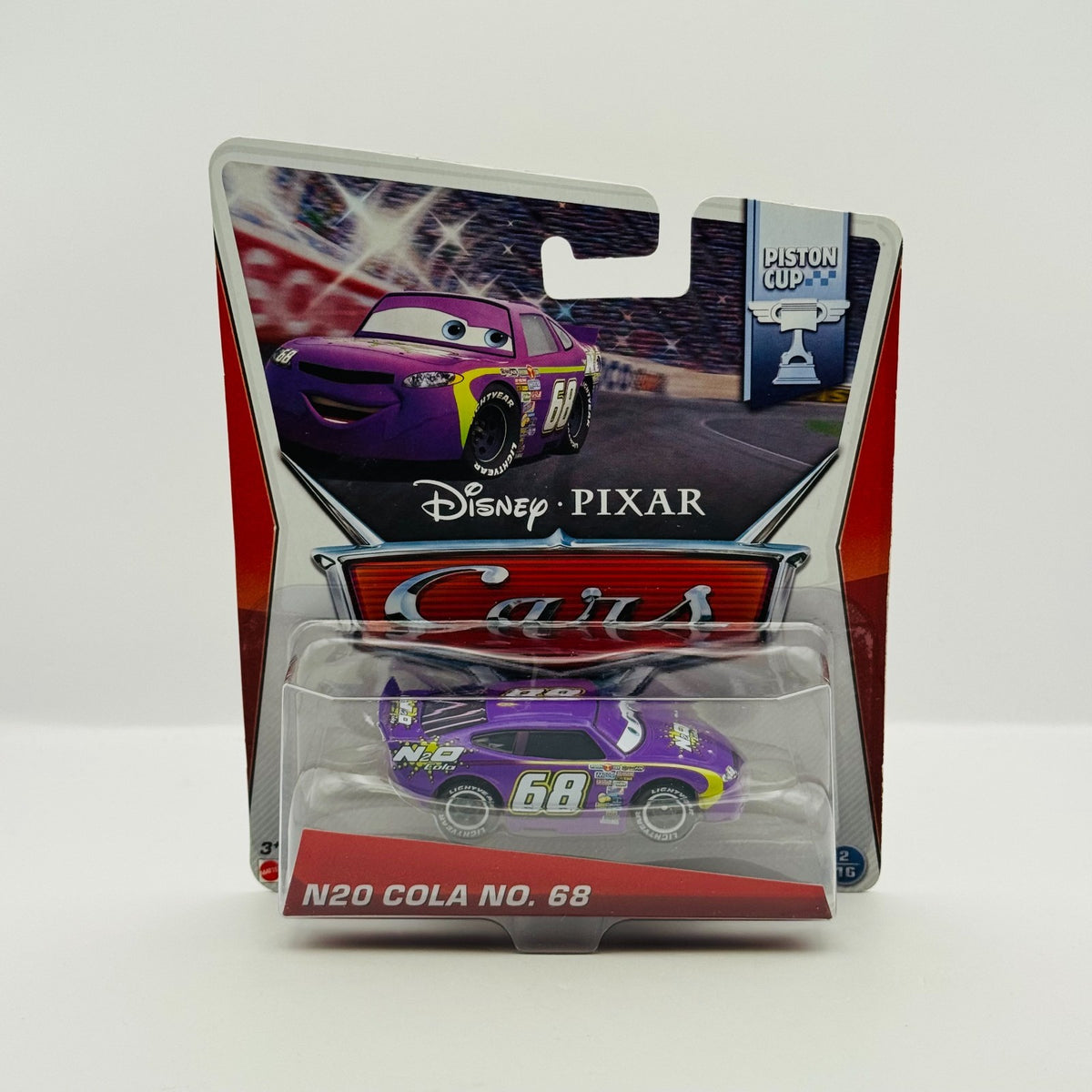 Disney Pixar Cars - N2O COLA MANNY FLYWHEEL Piston Cup 2014 - 1:55 Diecast