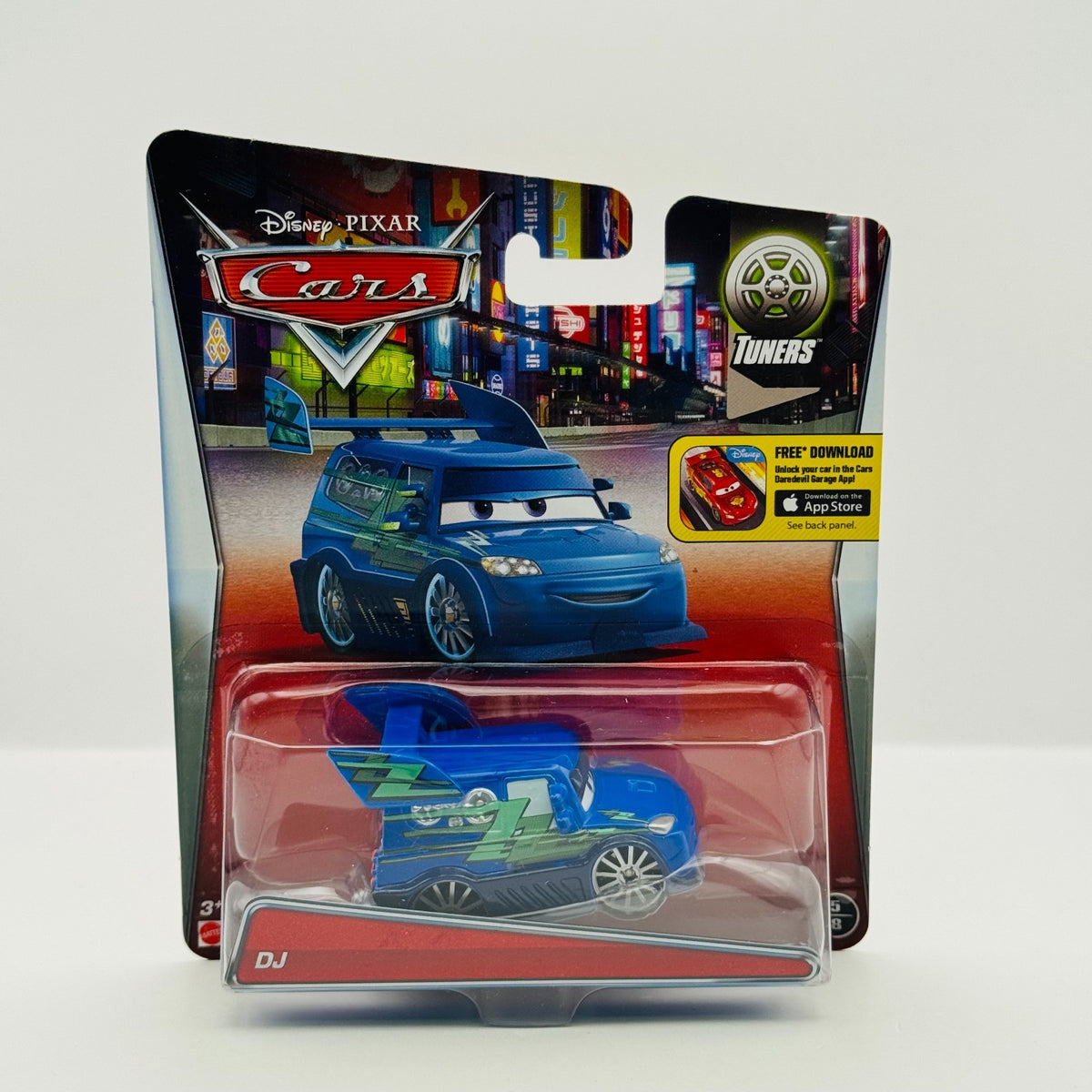 Disney Pixar Cars - DJ (GREEN BOLT) Tuners 2015 - 1:55 Diecast