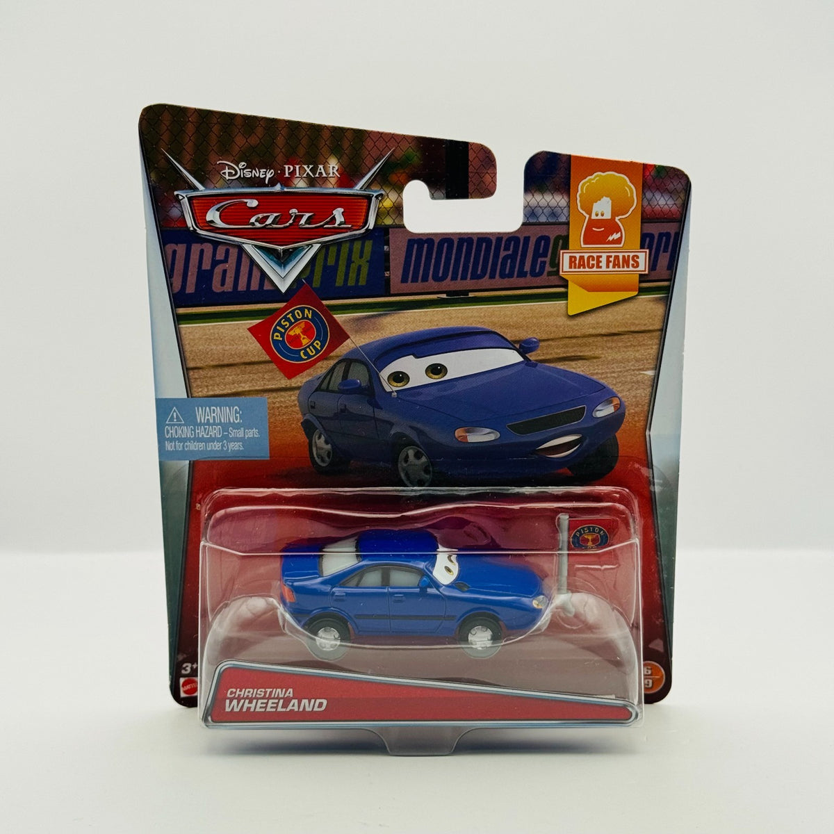 Disney Pixar Cars - CHRISTINA WHEELAND Race Fans 2015 - 1:55 Diecast