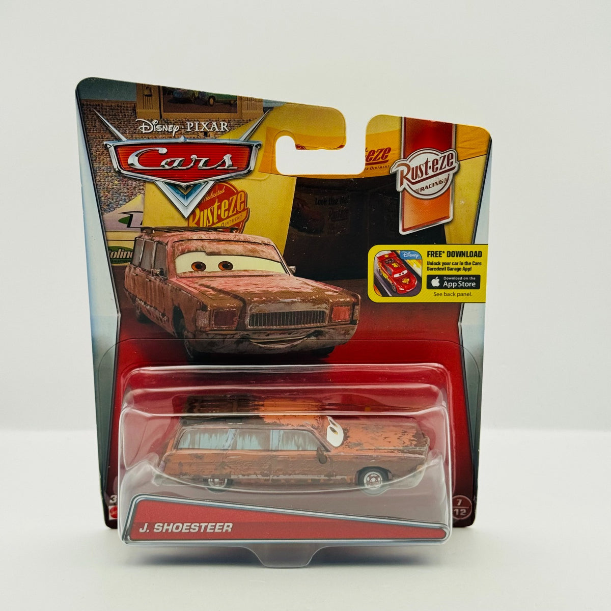 Disney Pixar Cars - J. SHOESTEER Rusteze Racing 2016 - 1:55 Diecast
