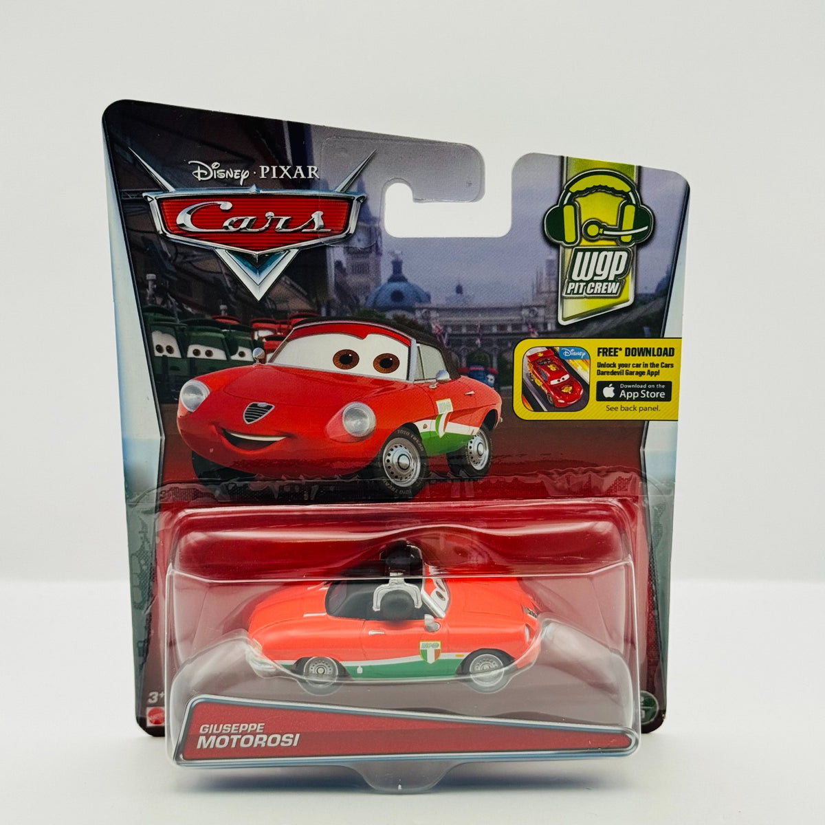Disney Pixar Cars - GIUSEPPE MOTOROSI CHIEF WGP Pit Crew 2016 - 1:55 Diecast