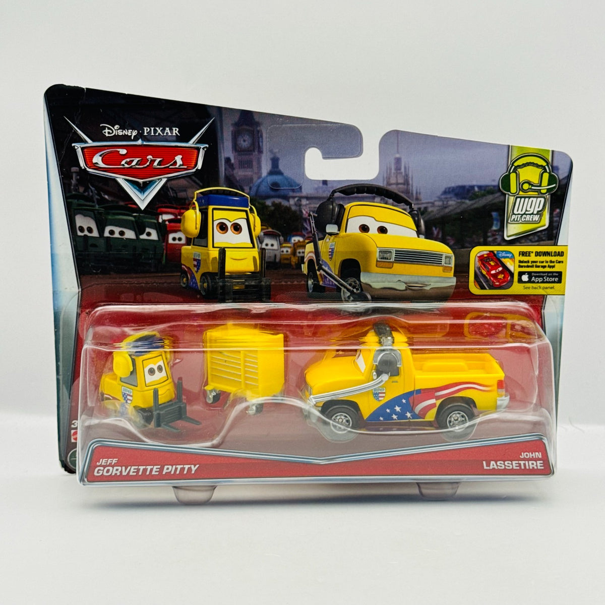 Disney Pixar Cars - JEFF GORVETTE PITTY & JOHN LASSETIRE WGP 2016 - 1:55 Diecast
