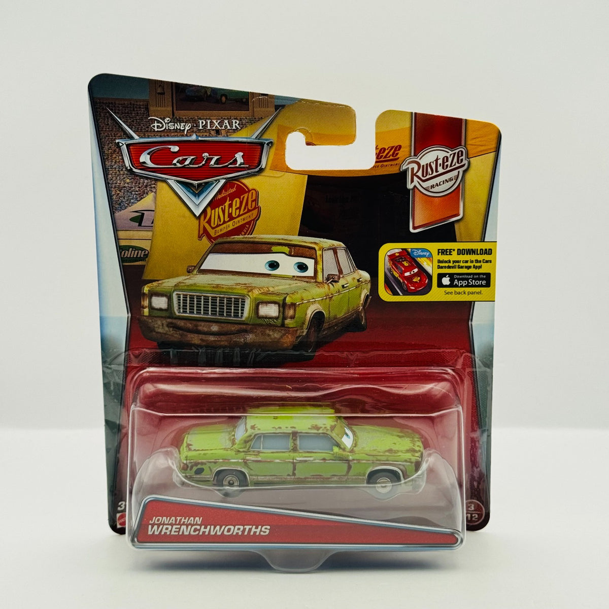 Disney Pixar Cars - JONATHAN WRENCHWORTHS Rusteze Racing 2016 - 1:55 Diecast