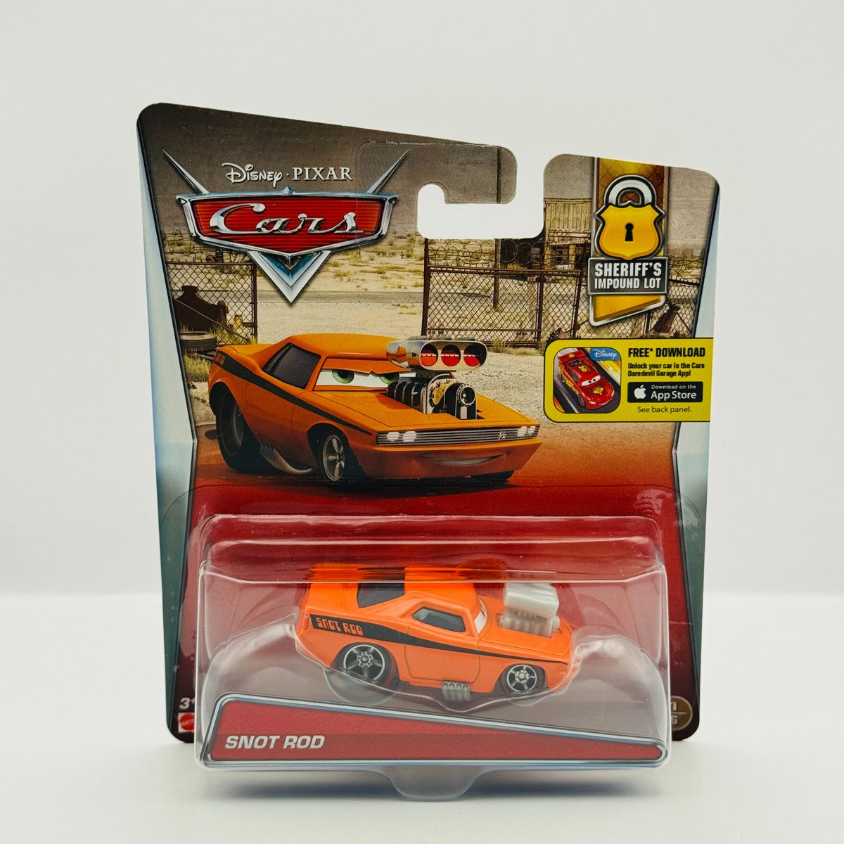 Disney Pixar Cars - SNOT ROD Tuners Sheriff's Impound Lot 2016 - 1:55 Diecast