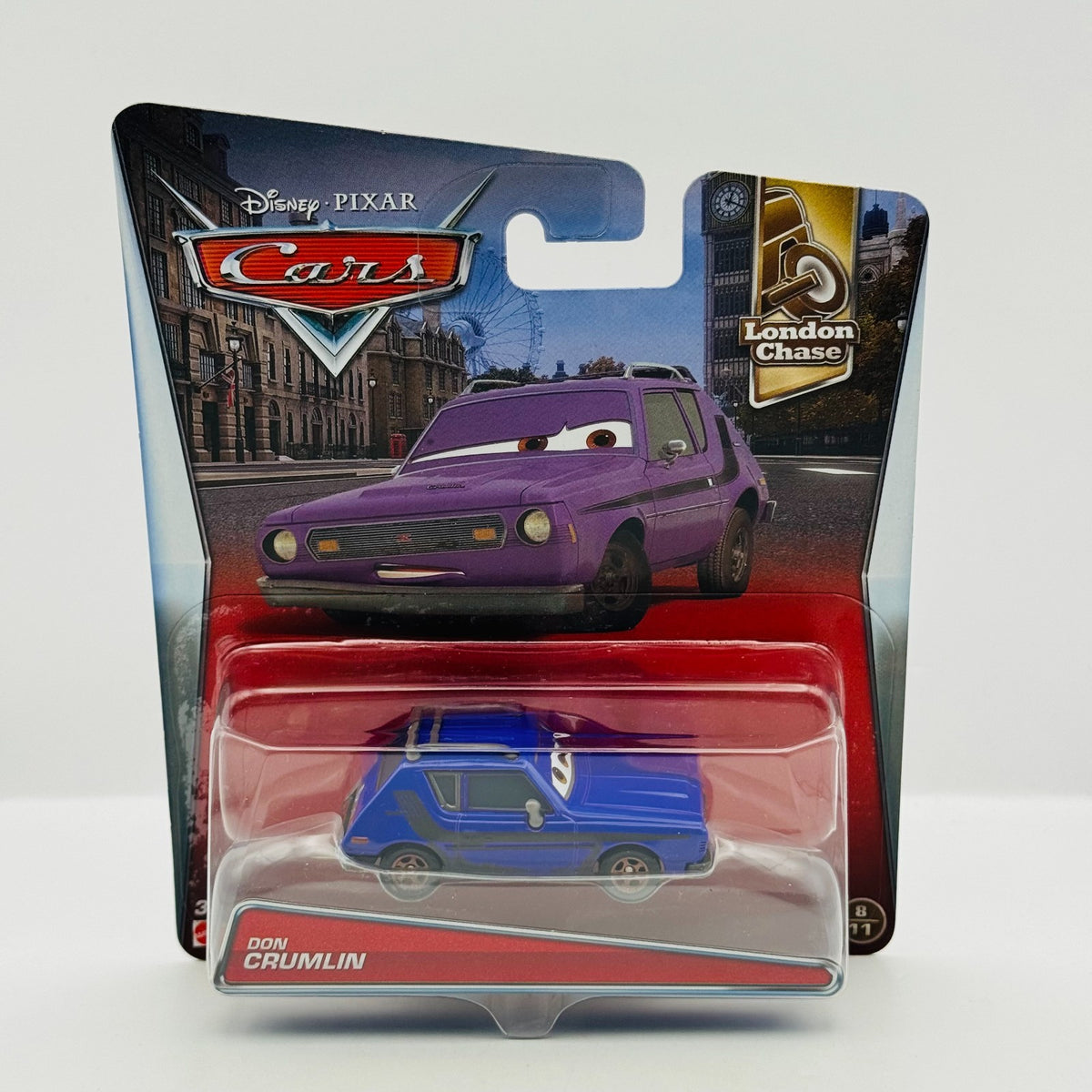 Disney Pixar Cars - DON CRUMLIN London Chase 2017 - 1:55 Diecast