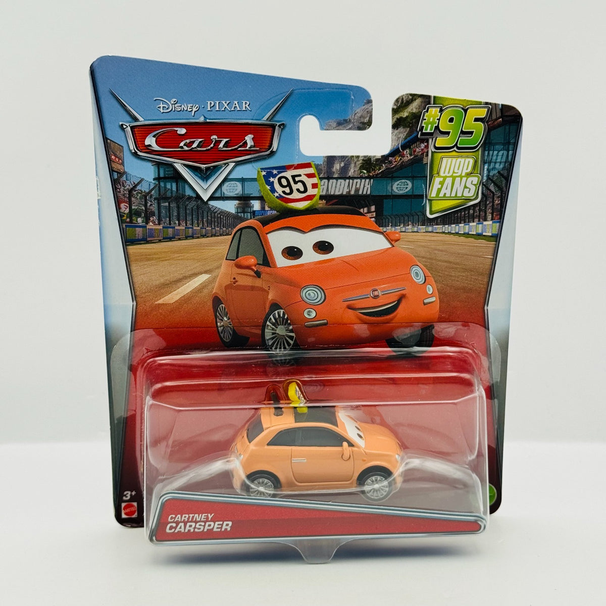 Disney Pixar Cars - CARTNEY CARSPER WGP Race Fans 2017 - 1:55 Diecast
