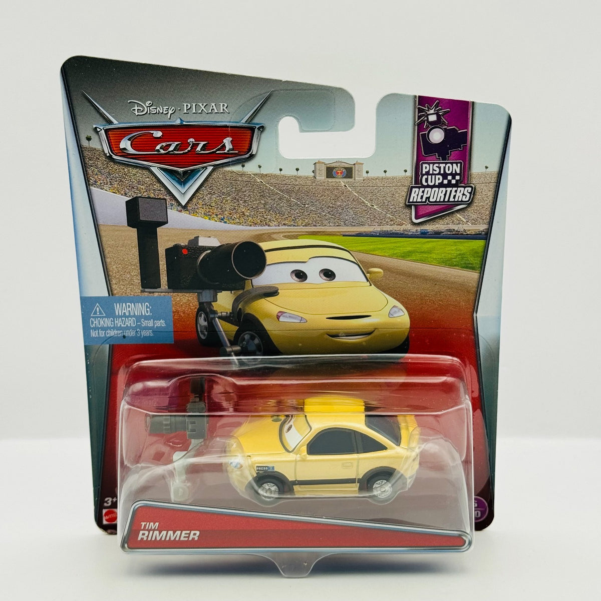 Disney Pixar Cars - TIM RIMMER Piston Cup Reporters 2017 - 1:55 Diecast