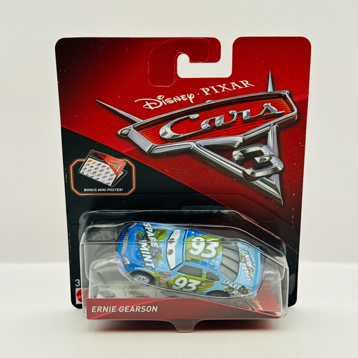 Disney Pixar Cars - ERNIE GEARSON SPARE O MINT Veteran Cars 3 2017- 1:55 Diecast