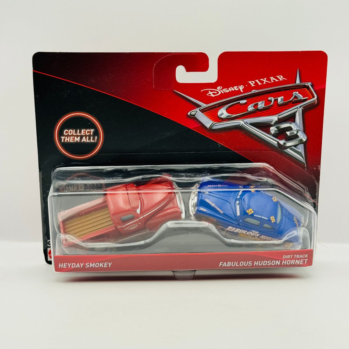 Disney Pixar Cars - HEYDAY SMOKEY & DIR TRACK DOC Cars 3 2017 - 1:55 Diecast
