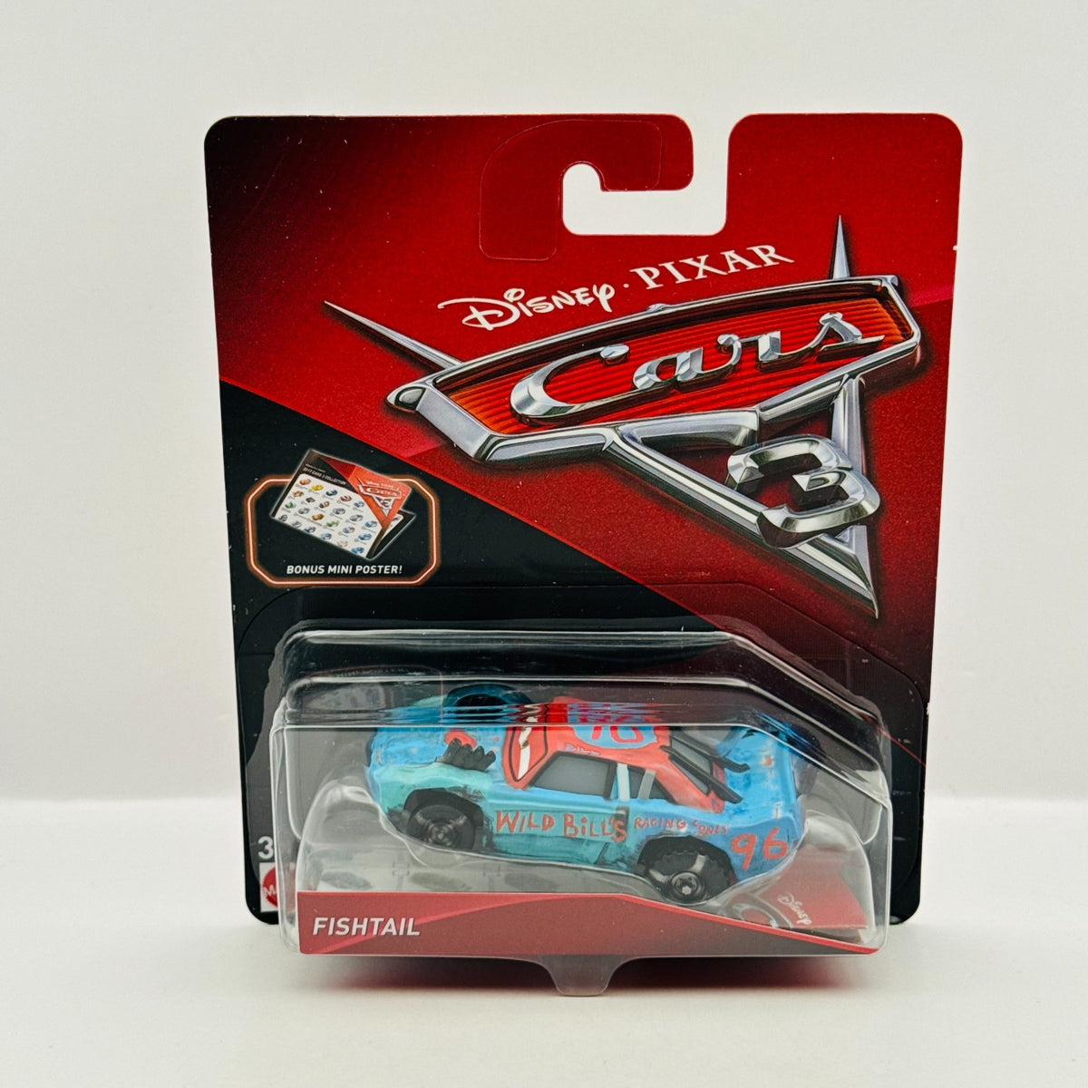 Disney Pixar Cars - FISHTAIL Thunder Hollow Cars 3 2017 - 1:55 Diecast