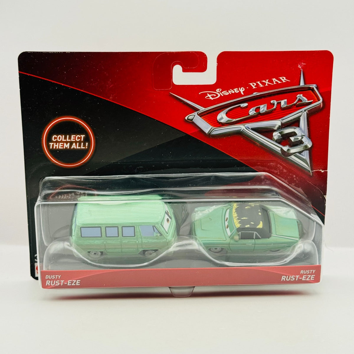 Disney Pixar Cars - RUSTY & DUSTY RUST-EZE Cars 3 2017 - 1:55 Diecast