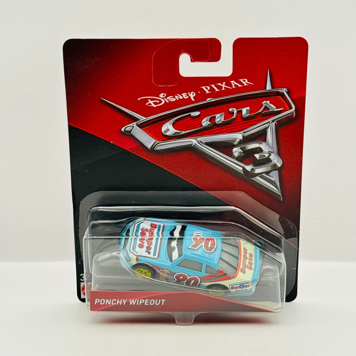 Disney Pixar Cars - PONCHY WIPEOUT BUMPER SAVE Veteran Cars 3 2017 -1:55 Diecast