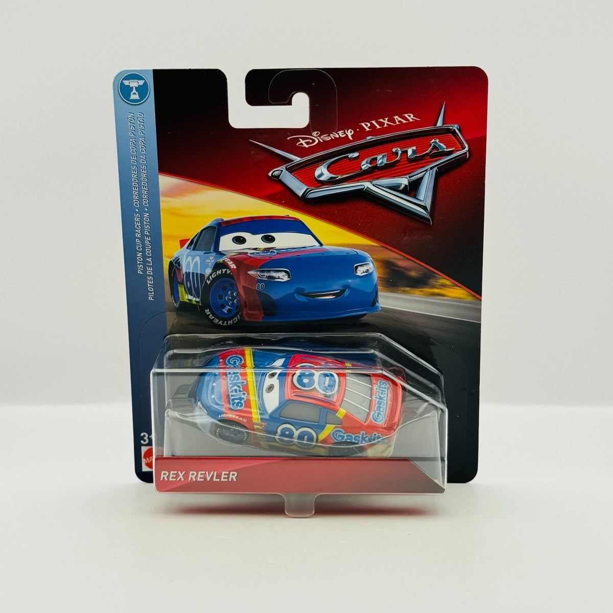 Disney Pixar Cars - REX REVLER GASK-ITS Veteran Racer 2018 - 1:55 Diecast