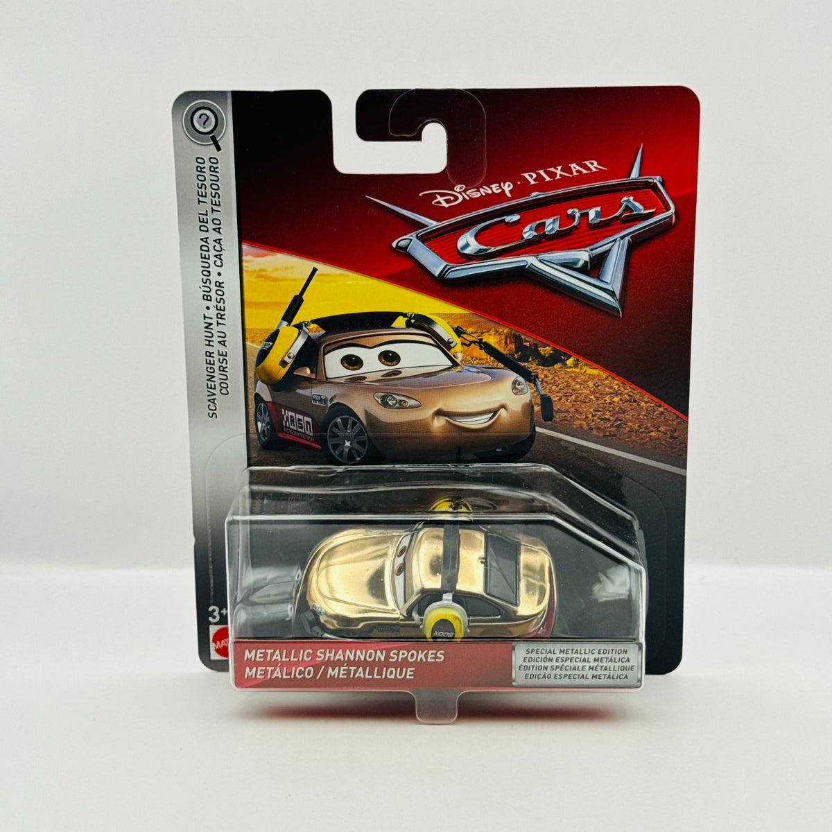 Disney Pixar Cars - METALLIC SHANNON SPOKES Scavenger Hunt 2018 - 1:55 Diecast