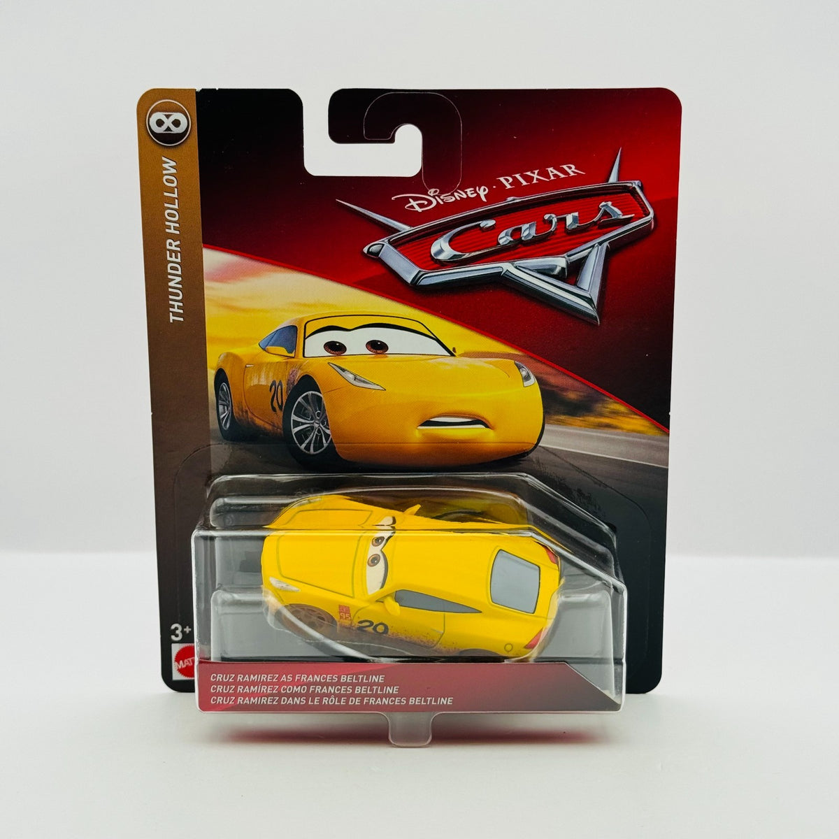 Disney Pixar Cars - CRUZ RAMIREZ AS FRANCES BELTLINE Thunder 2018 - 1:55 Diecast