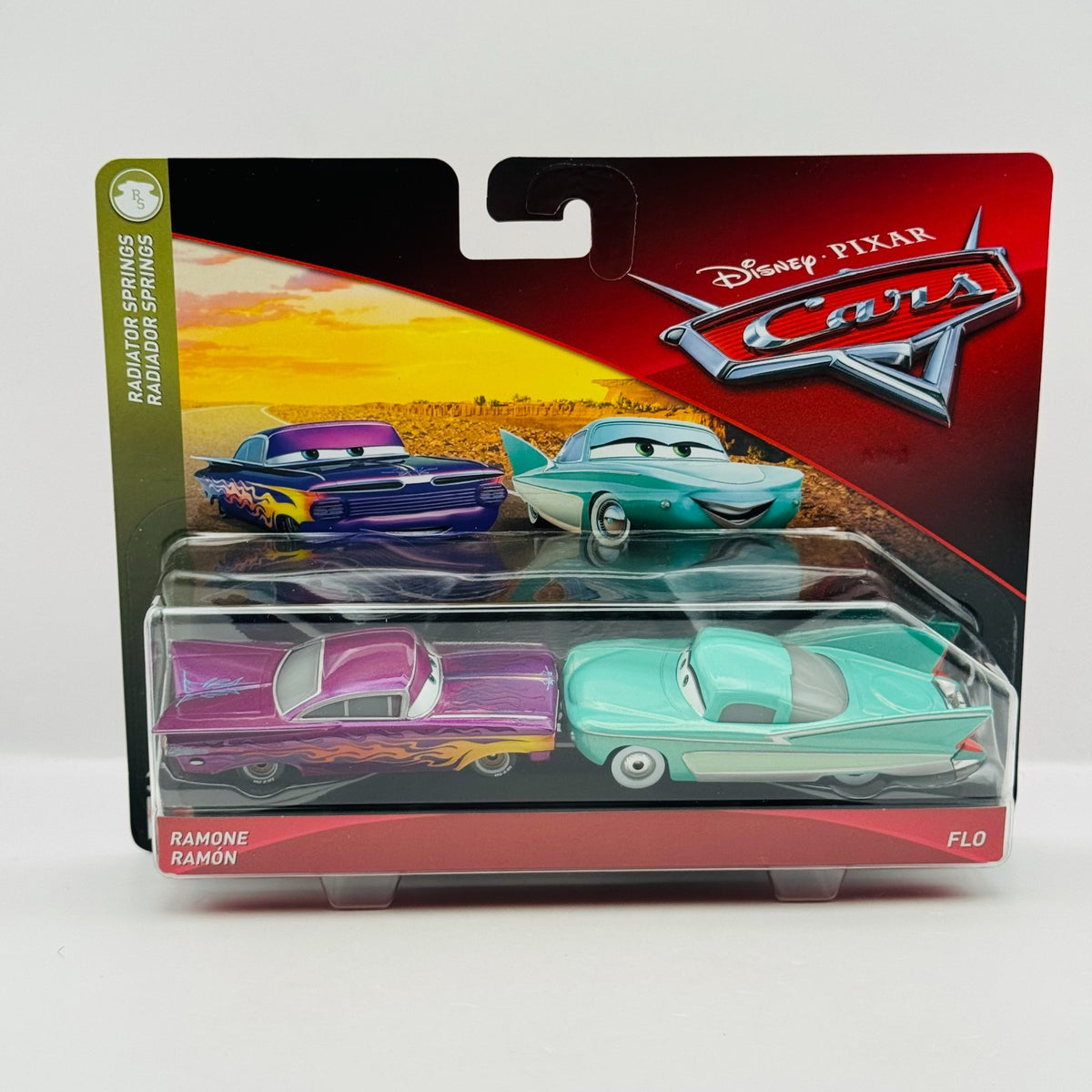 Disney Pixar Cars - PURPLE RAMONE & FLO Radiator Springs 2018 - 1:55 Diecast