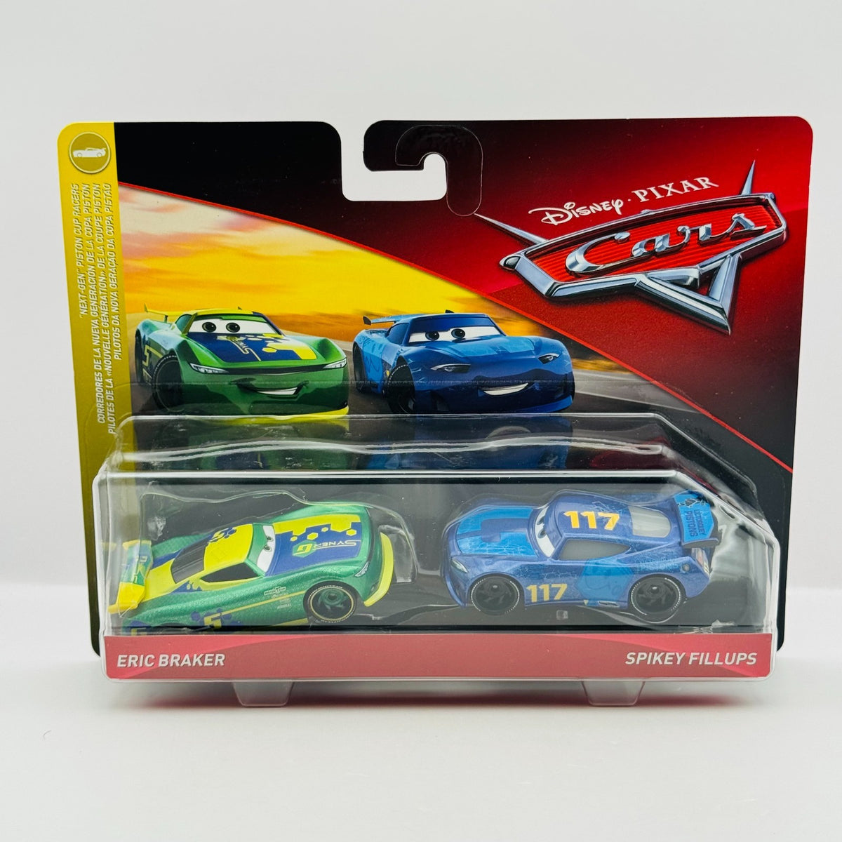 Disney Pixar Cars - ERIC BRAKER & SPIKEY FILLUPS Next Gen 2018 - 1:55 Diecast