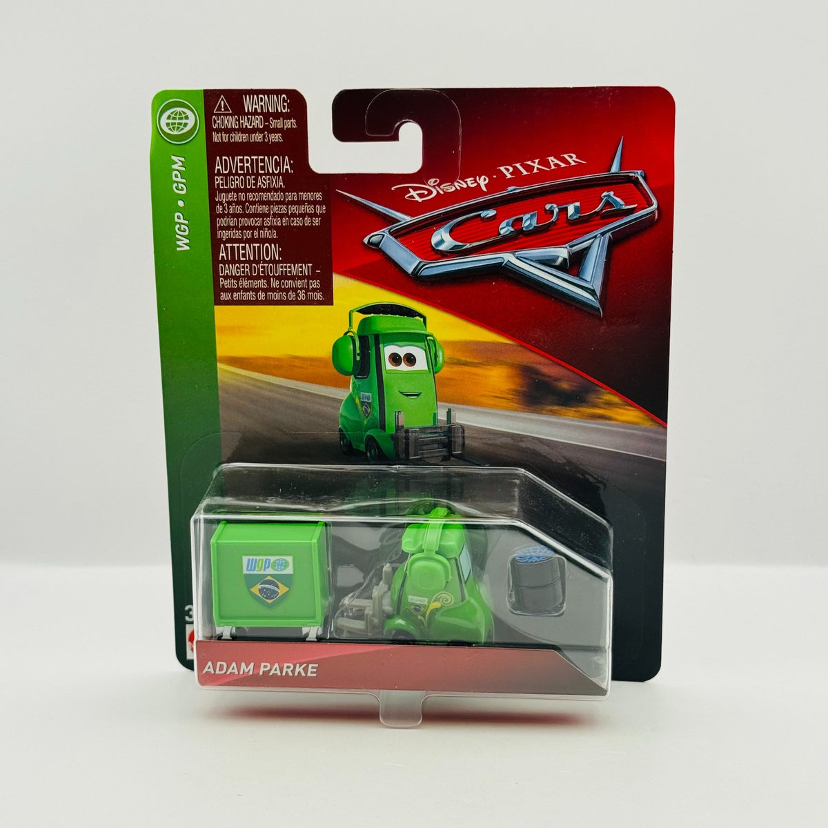 Disney Pixar Cars - ADAM PARKE CARLA PITTY WGP 2018 - 1:55 Diecast