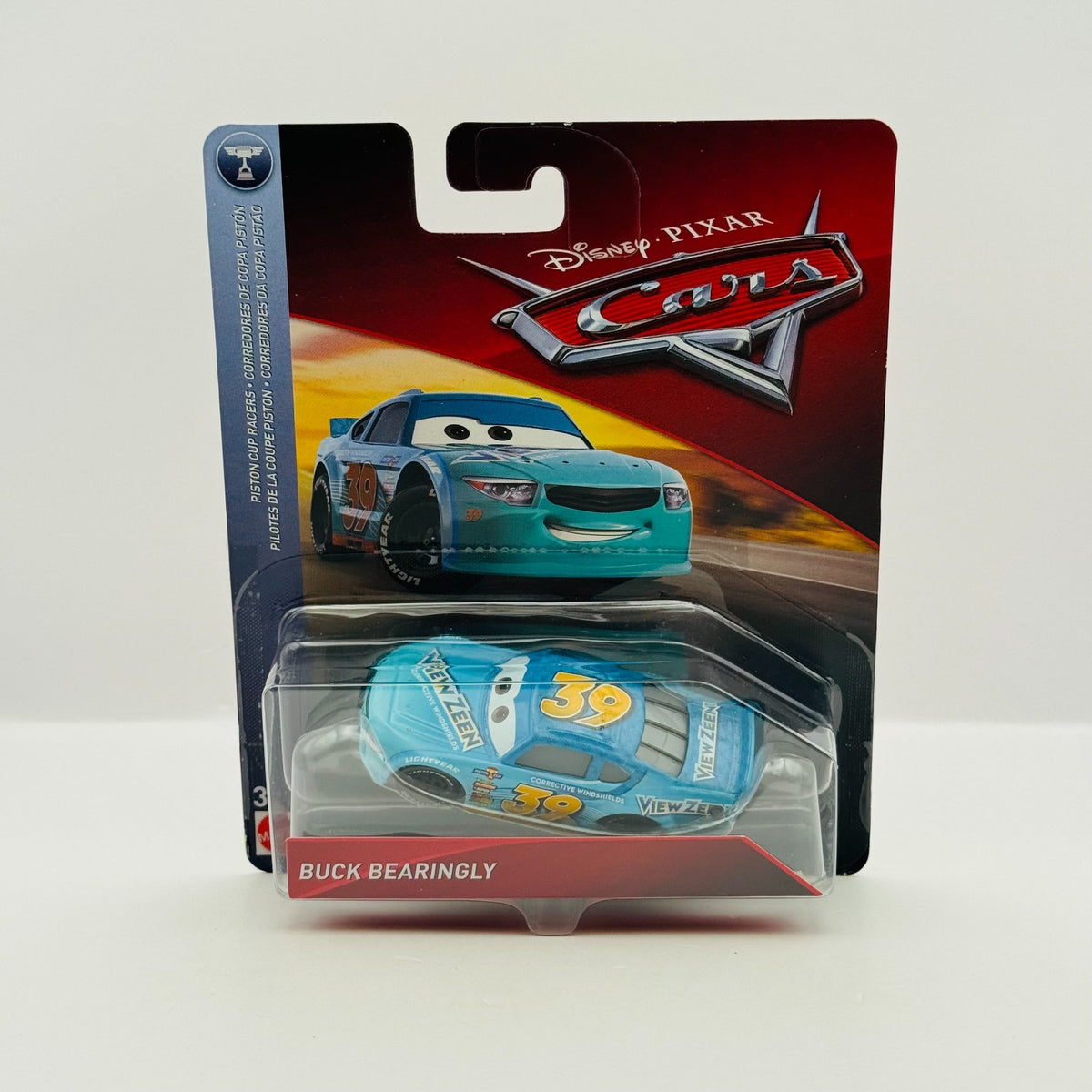 Disney Pixar Cars - BUCK BEARINGLY VIEW ZEEN Veteran Racer 2018 - 1:55 Diecast