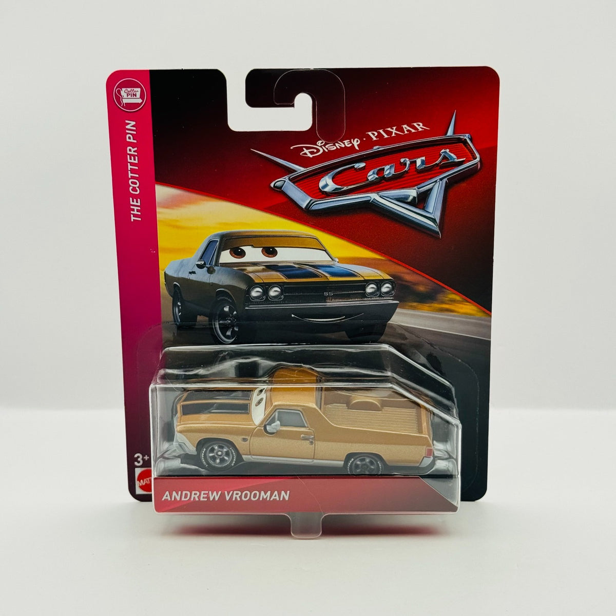 Disney Pixar Cars - ANDREW VROOMAN EL CAMINO The Cotter Pin 2018 - 1:55 Diecast
