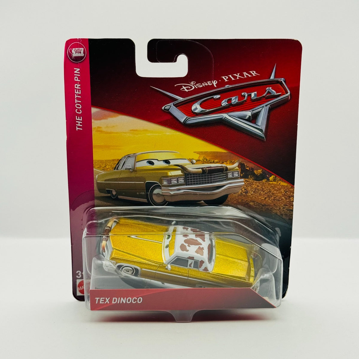 Disney Pixar Cars - TEX DINOCO Cotter Pin 2018 - 1:55 Diecast