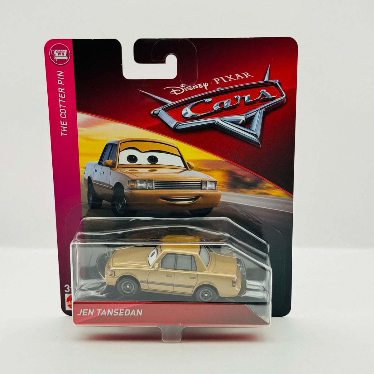 Disney Pixar Cars - JEN TANSEDAN Cotter Pin 2018 - 1:55 Diecast