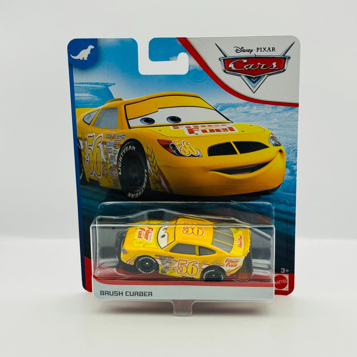 Disney Pixar Cars - BRUSH CURBER FIBER FUEL Blue Desert 2020 - 1:55 Diecast