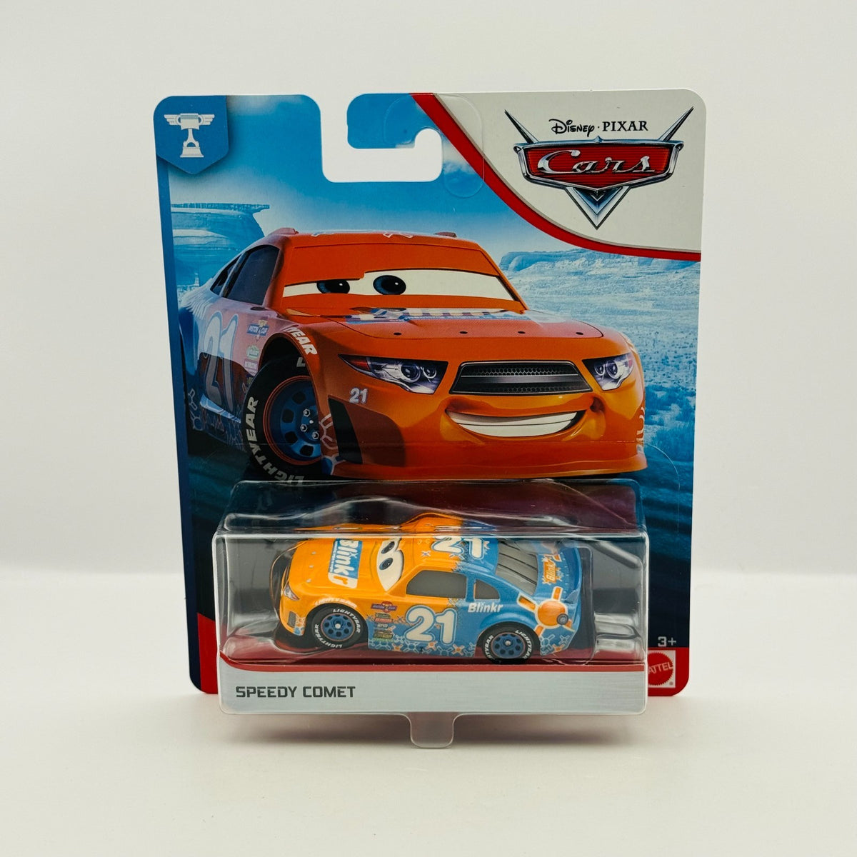Disney Pixar Cars - SPEEDY COMET BLINKR Blue Desert 2020 - 1:55 Diecast