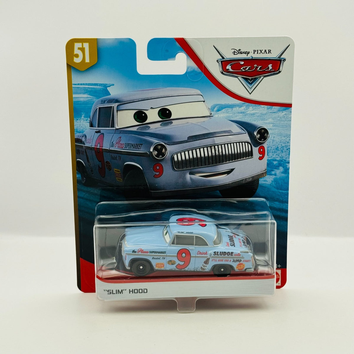 Disney Pixar Cars - SLIM HOOD Thomasville Blue Desert 2020 - 1:55 Diecast
