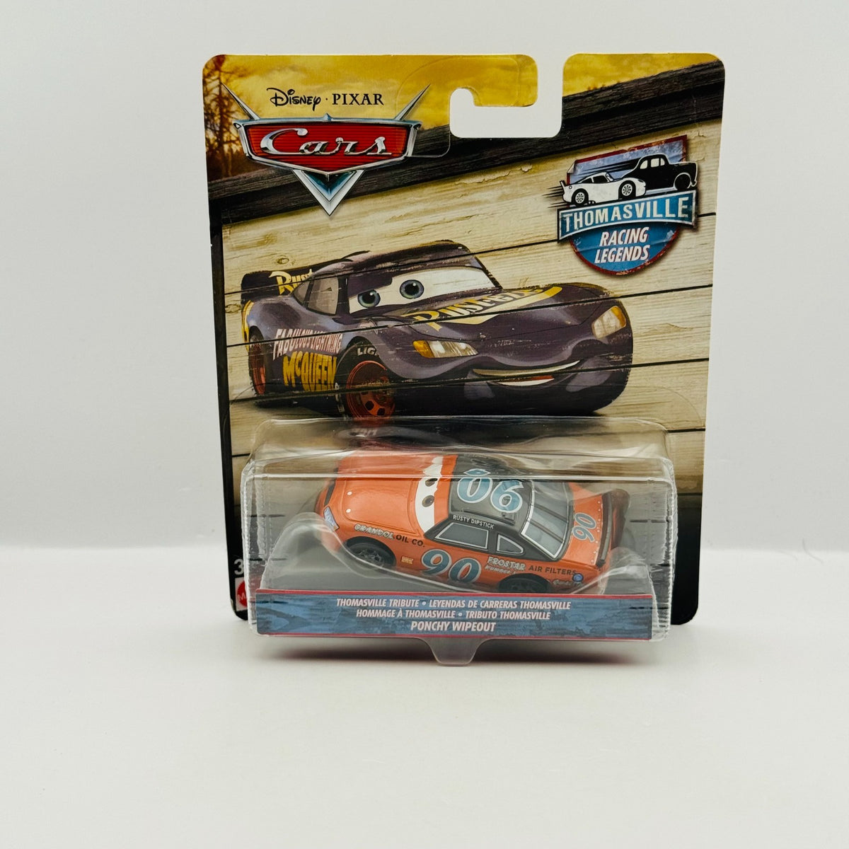 Disney Pixar Cars - THOMASVILLE TRIBUTE PONCHY WIPEOUT - 1:55 Diecast