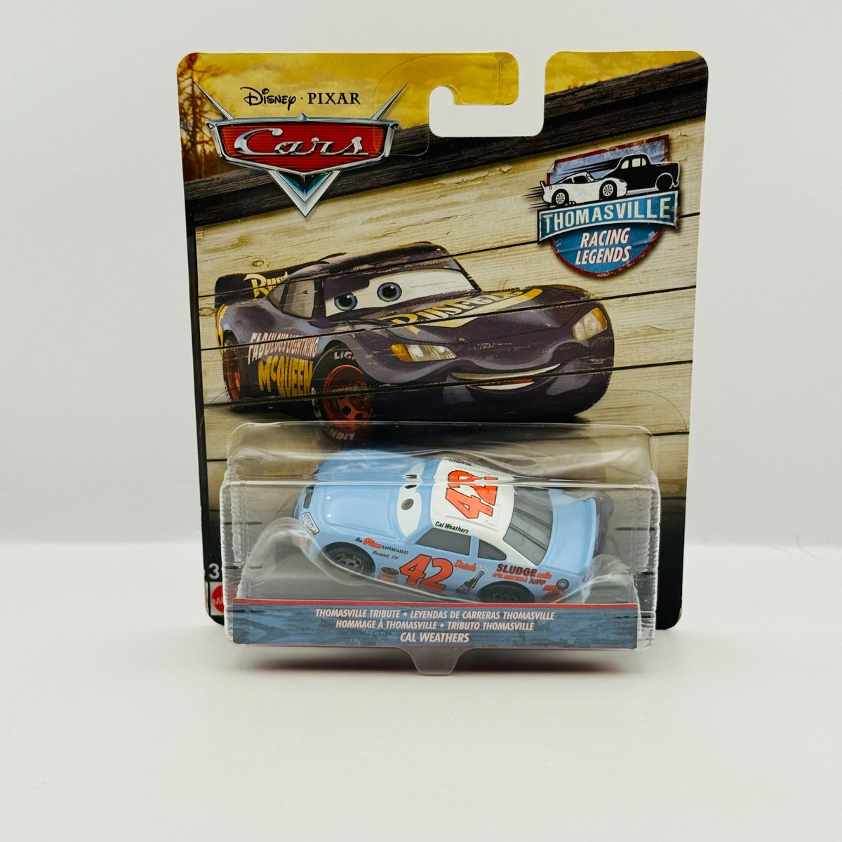 Disney Pixar Cars - THOMASVILLE TRIBUTE CAL WEATHERS - 1:55 Diecast