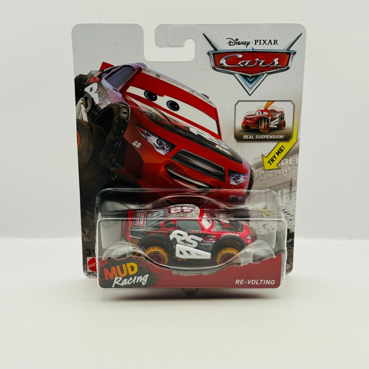 Disney Pixar Cars - XRS MUD RACING RE-VOLTING T.G. CASTLENUT - 1:55 Diecast
