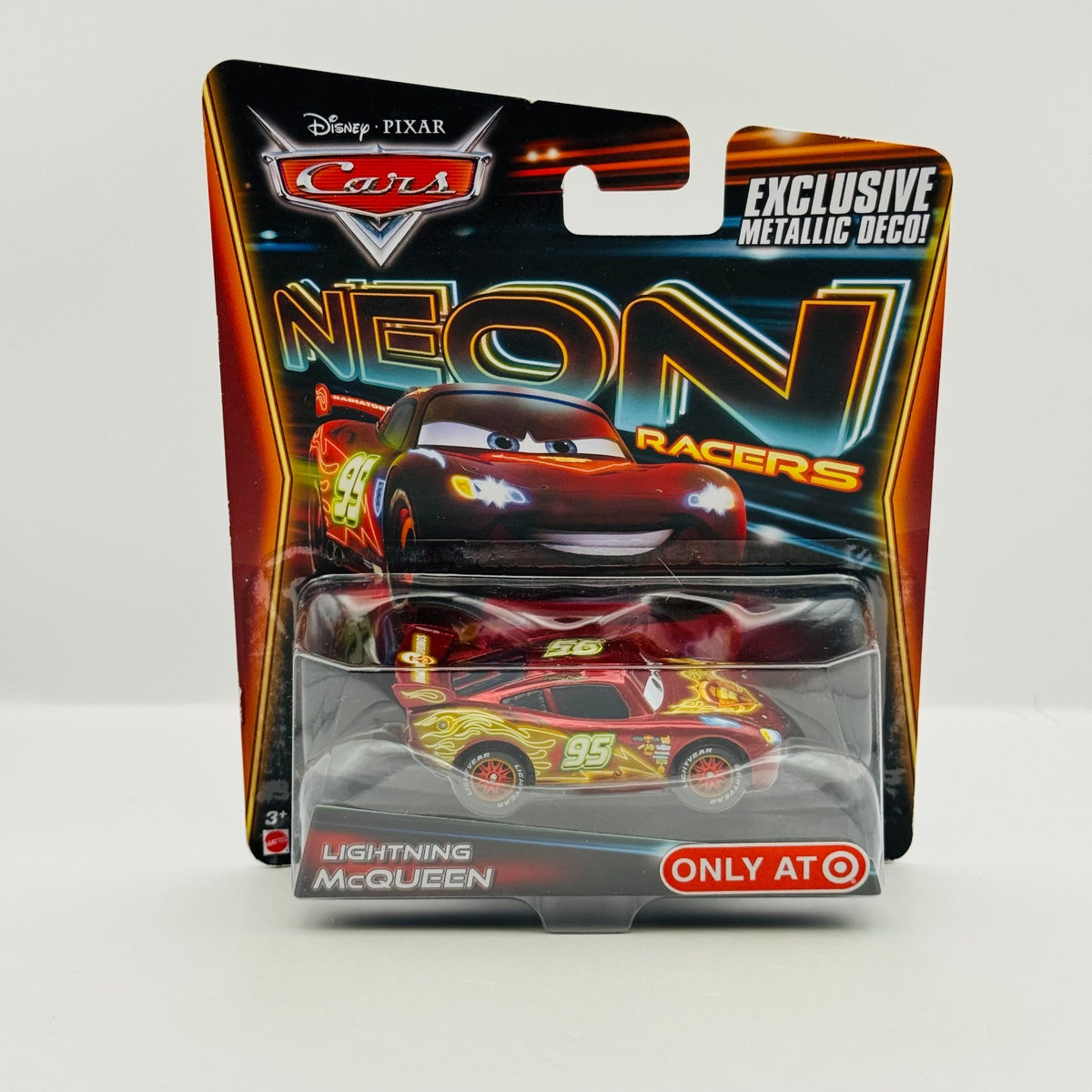 Disney Pixar Cars - NEON RACERS LIGHTNING MCQUEEN WGP TROC 2014 - 1:55 Diecast